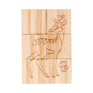Djurvärldens träklossar, beige, produktbild (3)
