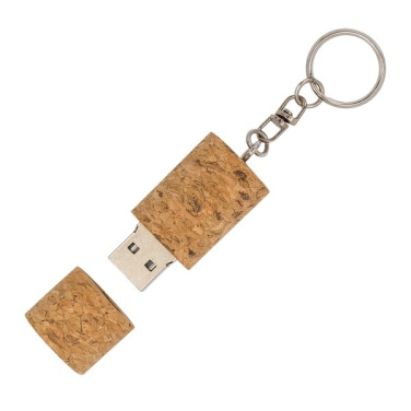 Sydney presentset: 64 GB USB-minne, anteckningsblock och penna, beige, produktbild (3)