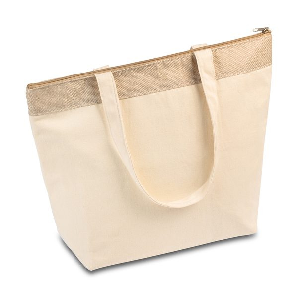 Patna isolerad shoppingväska, beige, produktbild (1)