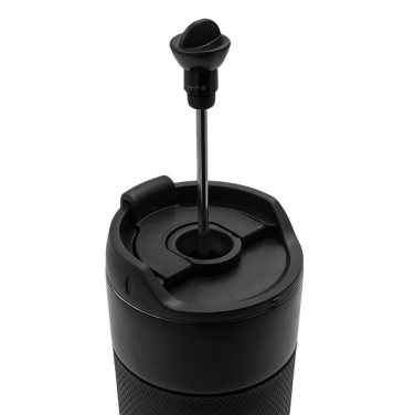 450 ml Aspet termosmugg med French press, svart, produktbild (3)