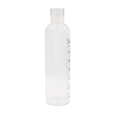 550 ml Wimbledon-flaska av borosilikatglas, färglös
