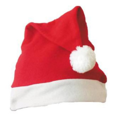 Barnens julhatt, röd/vit
