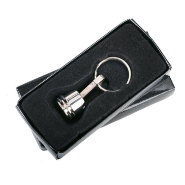 Nyckelring i metall, silver, produktbild (2)