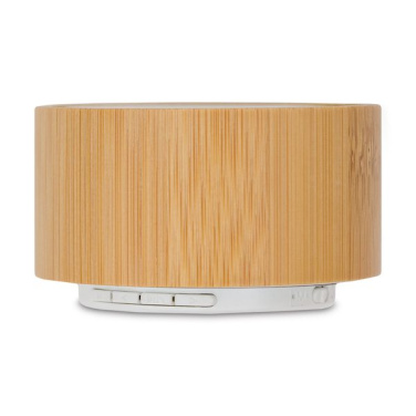 Soundy Bamboo Bluetooth-högtalare, brun, produktbild (3)
