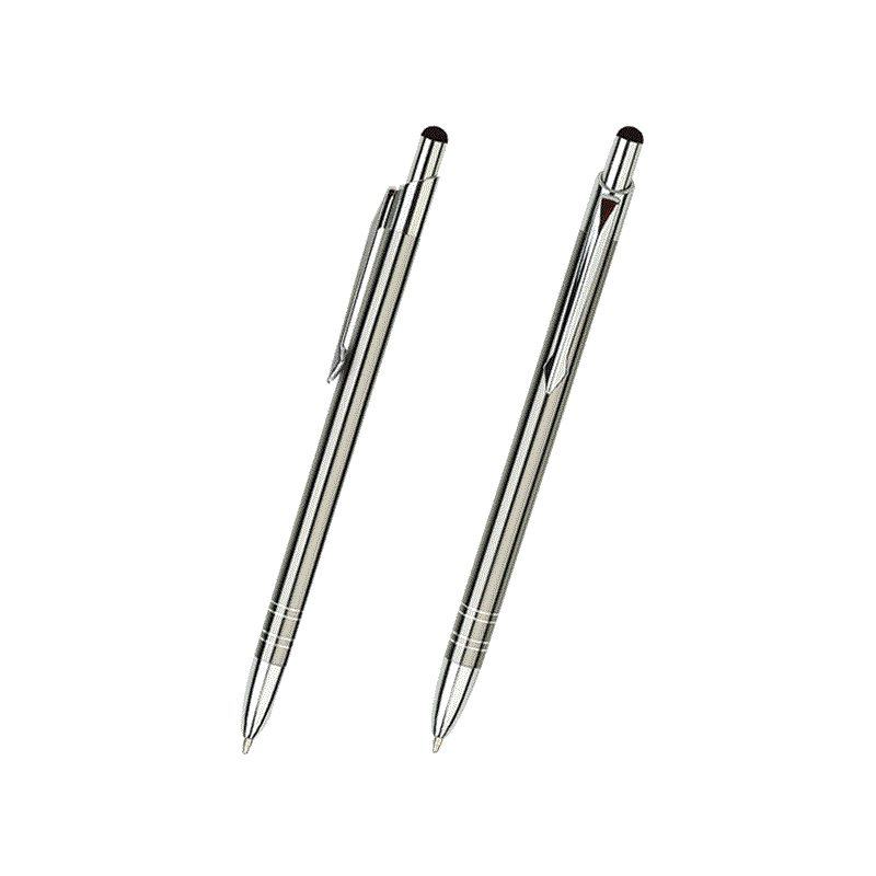 BOND TOUCH metallkulspetspenna med pekskärmsspets, grafit, produktbild