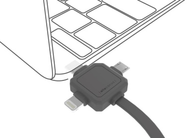 USB cable 3-in-1 – laddningskabel, produktbild (2)