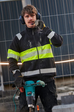 HÖG VIS COLLEGETAKKI, black/yellow, 3XL, produktbild, svart/gul (2)