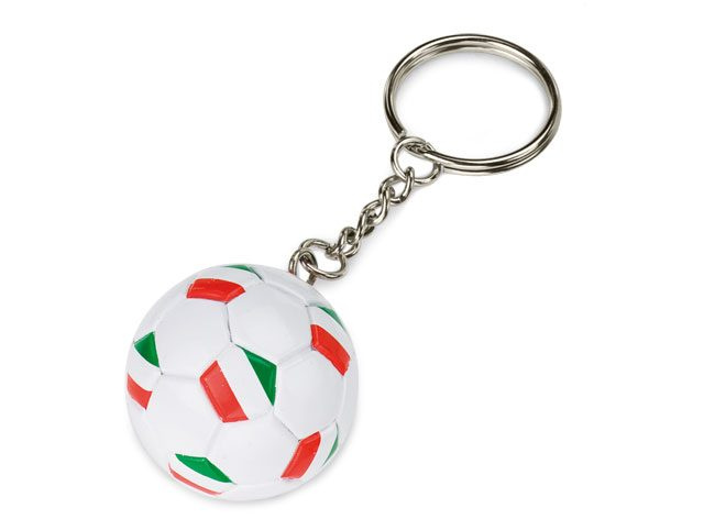 Nyckelring boll Italien, utan ask, produktbild