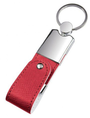 USB-läder rött, produktbild (2)
