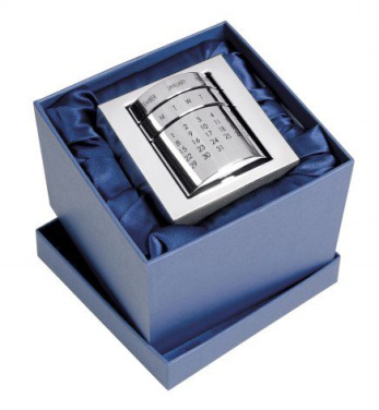 Skrivbordskalender virvel lyxlåda - 80 × 90 mm, produktbild (2)
