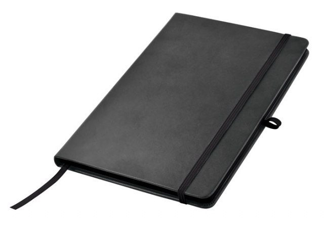 Svart anteckningsbok (utan låda) - 140 × 210 mm, produktbild (1)