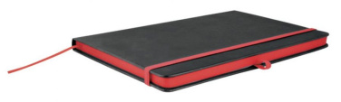 Anteckningsbok svart/röd (utan låda) - 140 × 210 mm, produktbild (3)