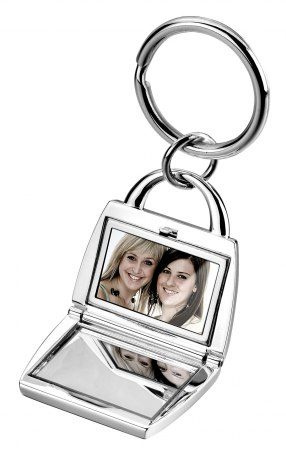 Nyckelring "lady bag" spegel - foto, produktbild (1)