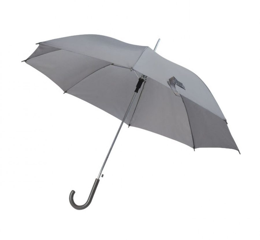 Paraply grå - grått PVC-handtag d=106cm, produktbild (1)