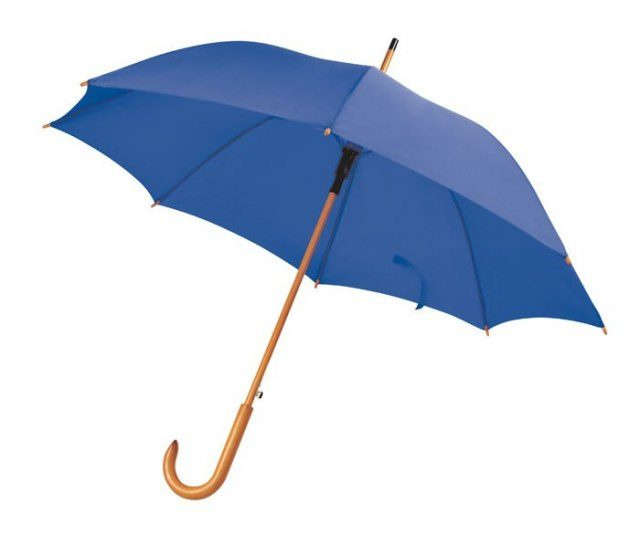 Paraplyblått trähandtag d=105 cm, produktbild (1)