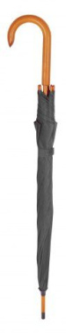 Paraply grått trähandtag d=105 cm, produktbild (3)