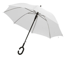 Paraply vitt handtag c d=102cm