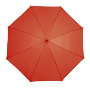 Hopfällbart paraply rött d=97 cm, produktbild (4)