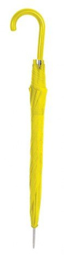 Gult paraply med gult PVC-handtag, produktbild (3)