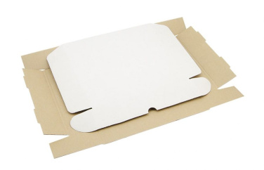 Vit boklåda 25,5 × 21,5 × 5 cm, produktbild (3)