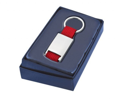 Nyckelring satin - nylonröd, produktbild (2)