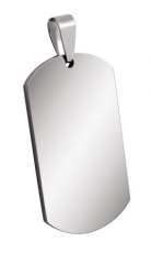 Hängande stålplåt 22 × 38 mm