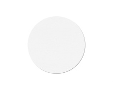 Vit aluminium sublimeringsplatta d.110