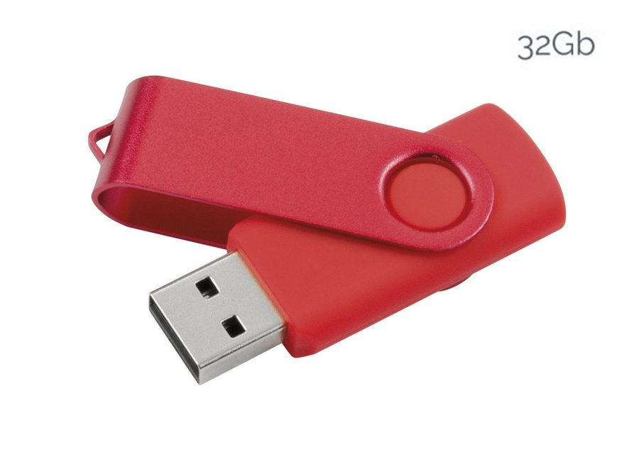 USB-snurra röd, produktbild (1)