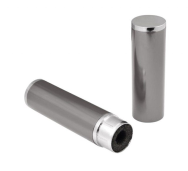 Låda i aluminium mörkgrå - penna ingår ej., produktbild (2)