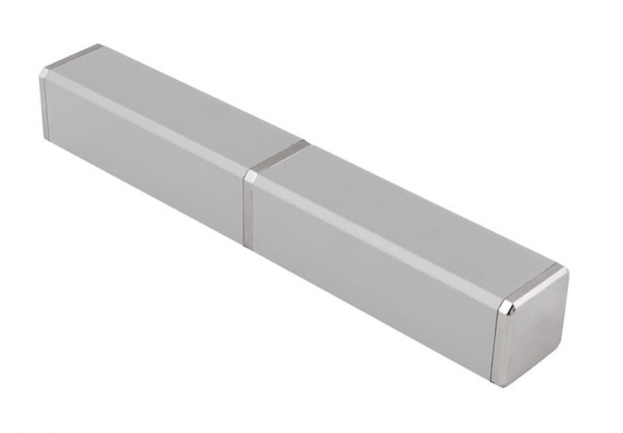 Aluminiumlåda fyrkantig färg silver, produktbild (1)