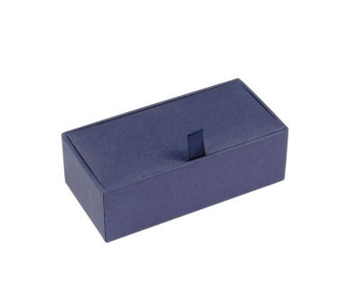 Blå ask 80 × 40 × 28 mm för slipsklämma, produktbild (3)