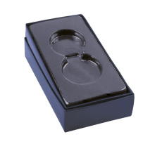 Blå ask 12 × 6 × 2,5 cm för nyckelring