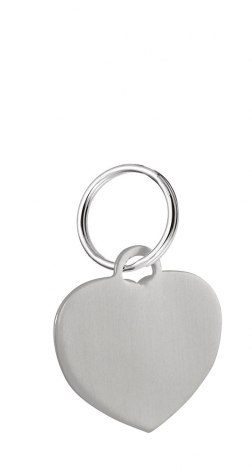 Hänge silverhjärta - 25 × 22 mm, produktbild (1)