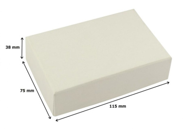 Timglas plexiglas blå sand - h 8cm, produktbild (3)