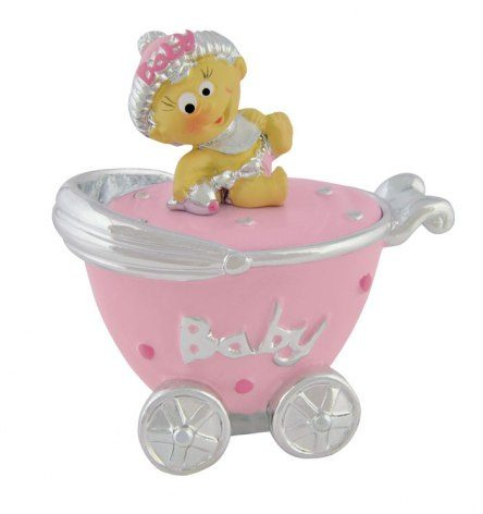 Barnvagn rosa, produktbild (1)