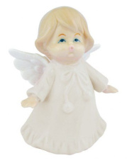 Keramik liten ängel elfenben 6,5 × 5,2 × 9,9