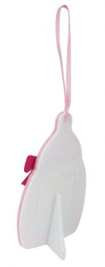 Favor nappflaska textil rosa, produktbild (2)