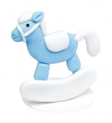 Gunghäst ljusblå, produktbild (1)