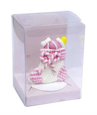 Strumpa vit rosa, produktbild (2)