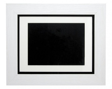 Vit ram för prisplakett 15 × 20 cm