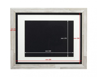 Gesims grigio chiaro per targa 15 × 20 cm, produktbild (2)