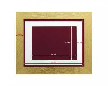Gesims oro per targa 12 × 16 cm, produktbild (2)