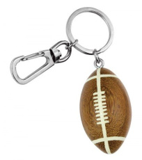 Nyckelring för rugbyboll, utan ask