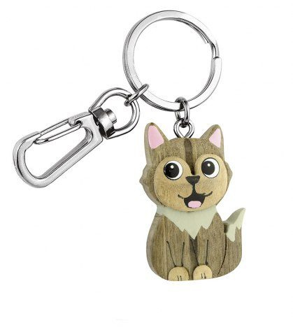 Nyckelring katt, utan ask, produktbild