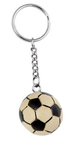 Nyckelring mini - fotboll, utan ask, produktbild