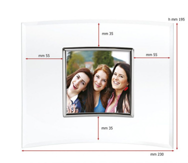 Fotoram i glas - 100 × 100 mm, produktbild (2)