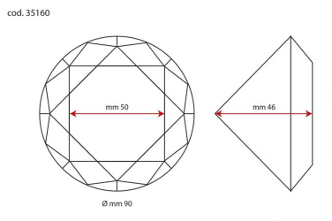 Diameter ondkristall d=80 mm, produktbild (3)