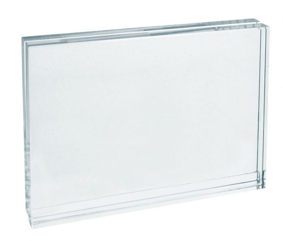 Fotohållare i glas - 180 × 130 mm - lyxig bo, produktbild (1)