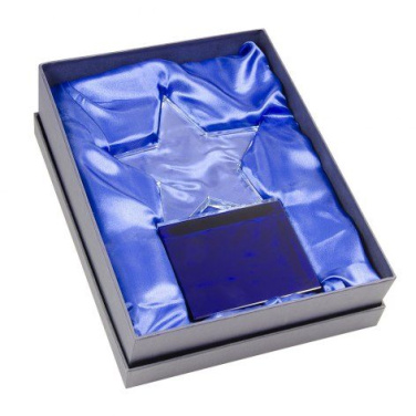 Transparent glasblå bas 130 × 130 × 10 mm, produktbild (3)