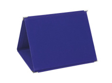 Blått 25 × 19 sammetsfodral i MDF-stil